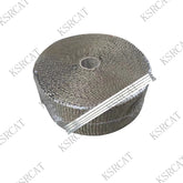 Basalt glass fiber with titanium gold/black fiber banana tropical exhaust pipe insulation cloth - SHANGHAI KESAIRAY AUTO PARTS CO LTD